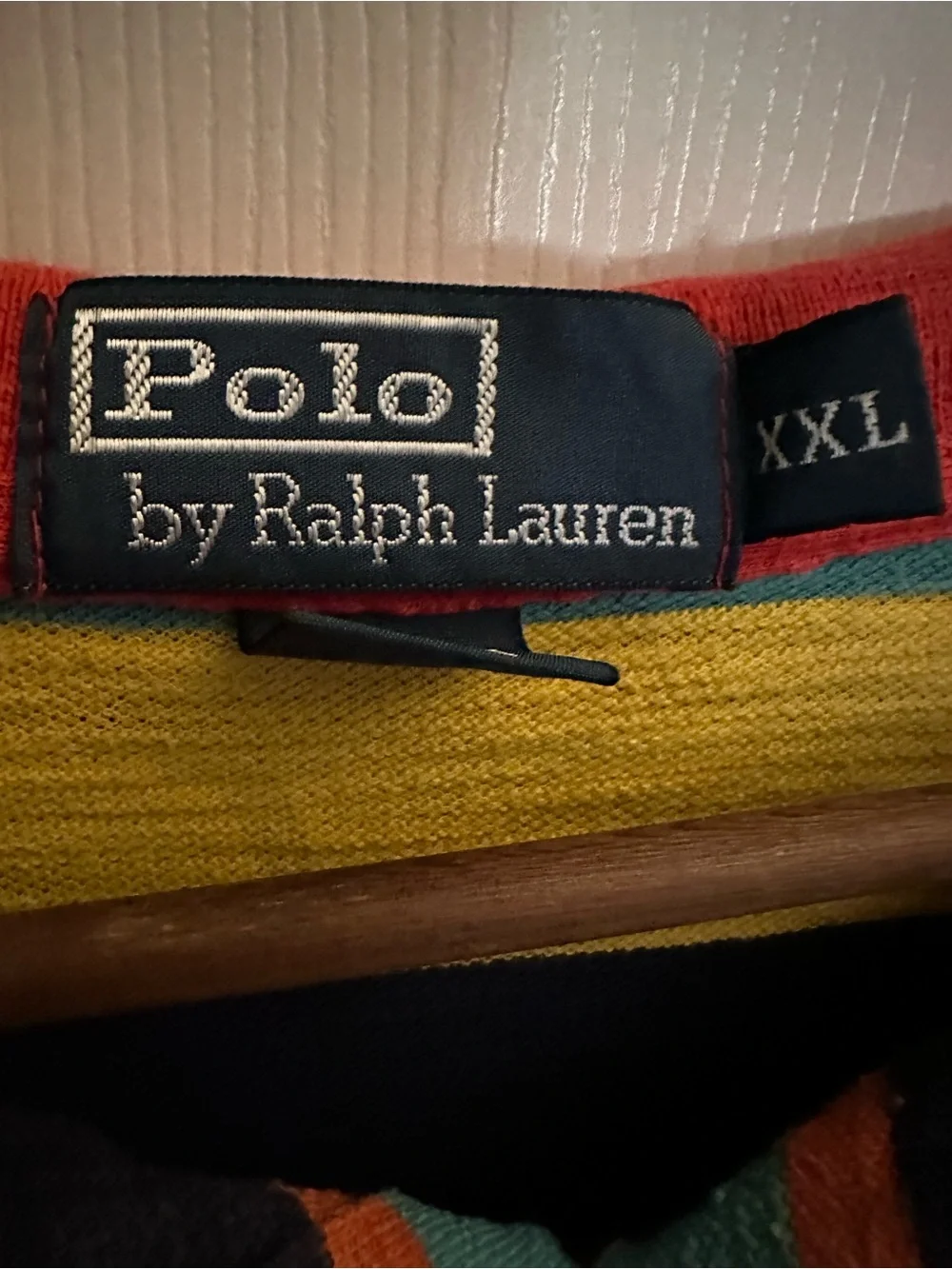Polo by Ralph Lauren Striped Polo in Red, Teal, Yellow
